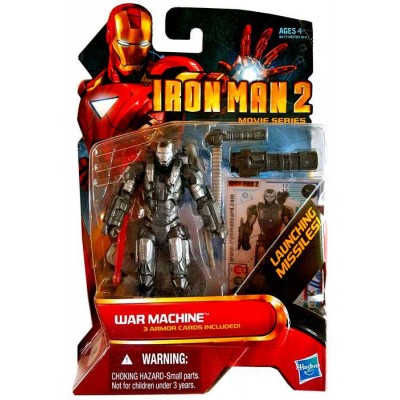 Iron Man 2 Movie Series War Machine 4" Action Figure #12   70012356